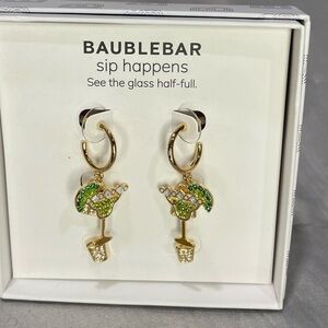 BaubleBar Margarita, Salt Shaker, and Shot Glass Earrings